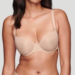 Cuup The Demi Spacer Bra Sand Nude T-Shirt Underwire-36H